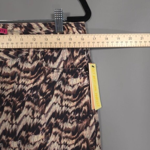 NWT alice + olivia Women's Jeans 12 Tiger Eye USA🇺🇸MADE Skinny C301178885 - Picture 5 of 13